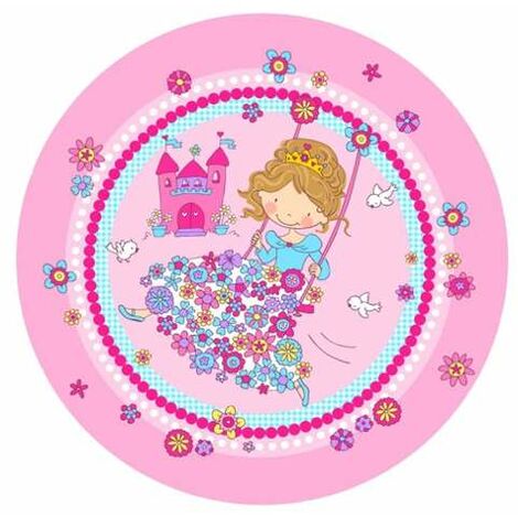 10 Piatti di carta rotondo Ø 23 cm "Princess Friends"