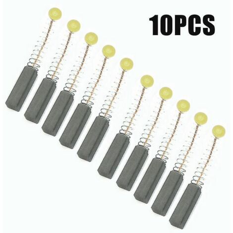 10 Pices Balai Charbon Moteur Electrique Balais En Charbon Universel Charbon Pour Perceuse 5  8  11mm Charbon Pour Machine Electrique Brosses De