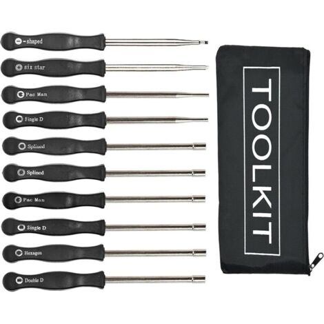 10-piece Carburetor Adjustment Tool Kit, Screwdriver Set for Common 2-Cycle Carburetors, Small Carburetor Adjustment, Engine Adjustment Tool