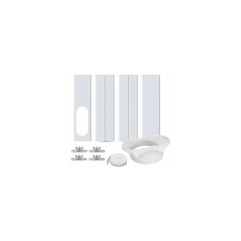 Dewdat - 10 Piece Window Vent Kit, Portable Air Conditioner Window Kit, Adjustable Window Seal for ac One, ac Replacement Window Kit, Perfect