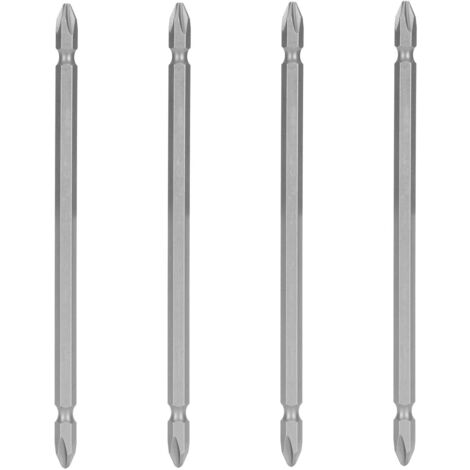 10 Pièces 150mm S1 / 4 Tête de Vis de Foret Croisé, Accessoire de Jeu de Bits de Tournevis électrique Avec Vis D'adsorption Magnétique Forte