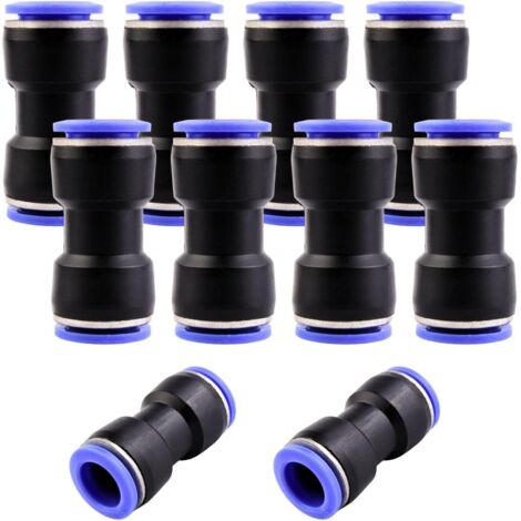 10 pièces 16 mm répartiteur en Y à 3 voies, raccord pneumatique, rapide plastique raccords Push to Connect, adaptateur de conduite d'air PY - PU15mm