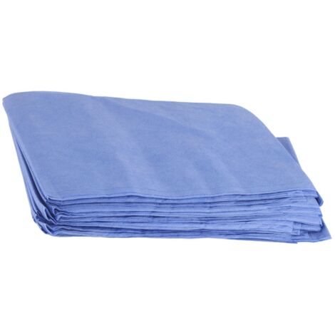 10 Pièces 180x80 cm Protection Jetable Imperméable pour Table de Massage ou Beauté, Bleu