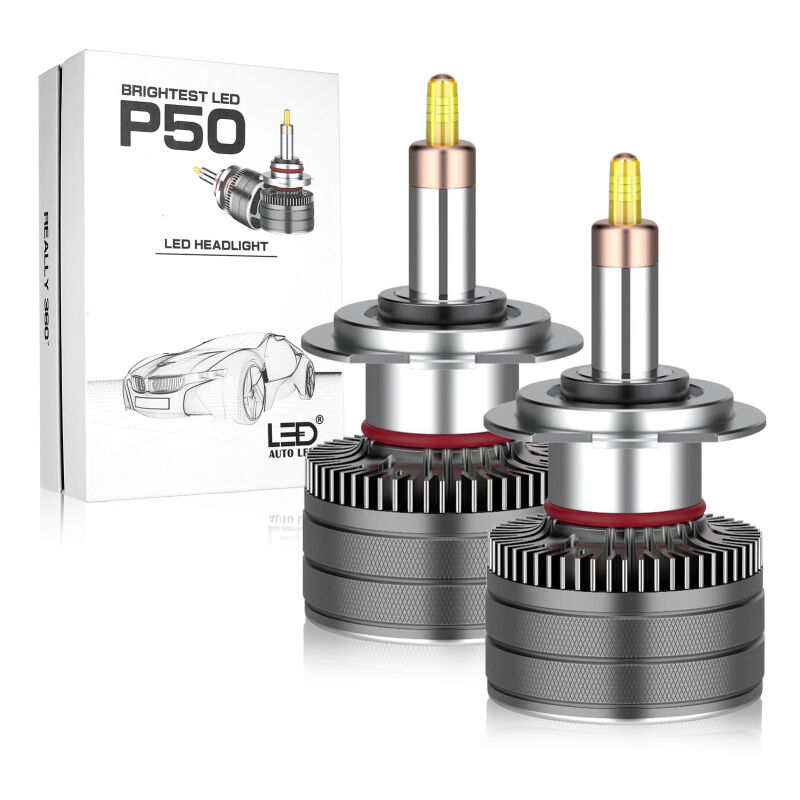 Ampoules de phares H7 à LED pour voiture, phares haute luminosité, phares haute puissance pour voiture et camion