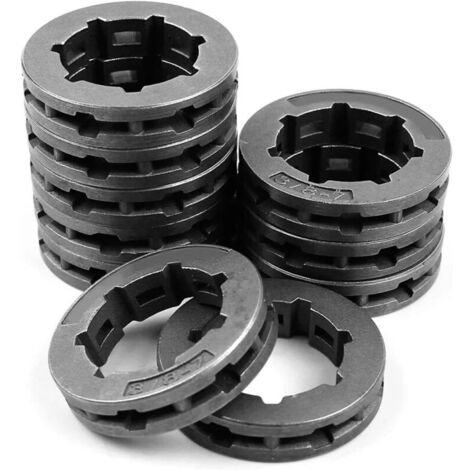 10 PièCes 3/8 Pouces 7T 22Mm ChaîNe Pignon de Jante pour 266 268 272 280 285 288 355 362 372XP 380 385XP TronçOnneuse