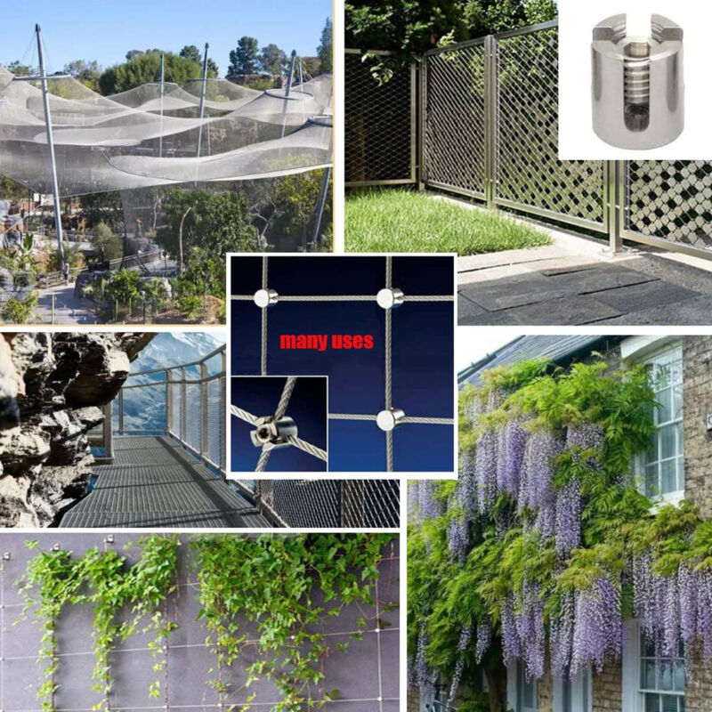 10 pièces 316 mandrin encastré en croix en acier inoxydable, serre-câble, accessoires de câble métallique (spécification du fournisseur : aveugle 3