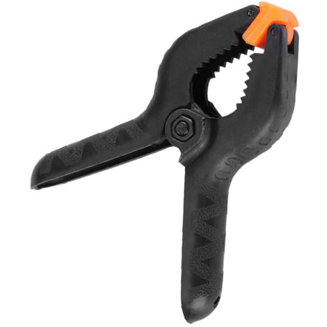 10 pièces 4 pouces A Type noir multifonctionnel pince à ressort en plastique bricolage outil de travail du bois