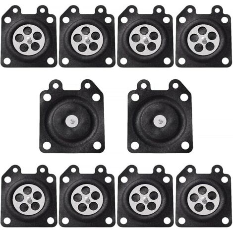 10 Pièces 95-526 Diaphragmes de Mesure de Carburateur, Carburateur Diaphragme Joint Compatible avec WA WT WY WZ Series Carburateurs