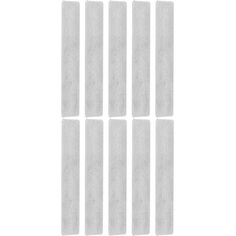 10 pièces accessoires de pompe rectangulaire en fonte de plaque de soupape de compresseur d'air pour cylindre de 51mm