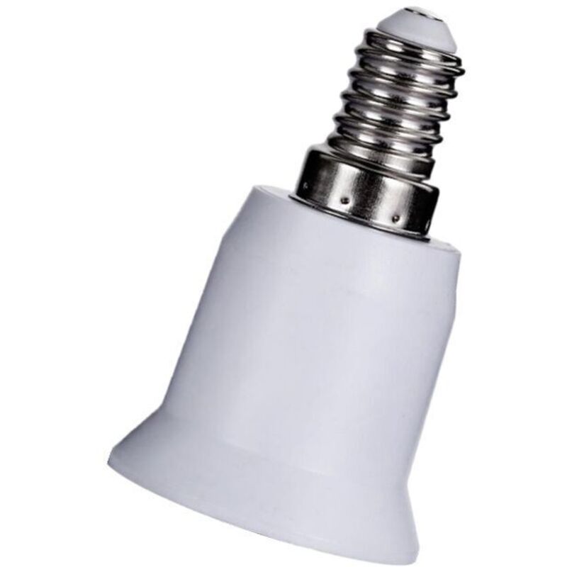 10 Pièces Adaptateur de Douille E14 vers E27, Adaptateur de Convertisseur de Douille Base de Lampe, Adaptateur Douille Ampoule pour Ampoules LED et
