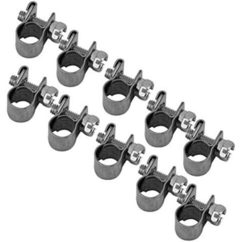 Image of 10 Pieces Adjustable Stainless Steel Hose&hellip;