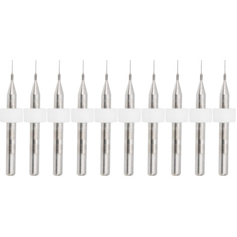 10 pièces Aiguille de Nettoyage 0.2mm pour Buse d'Imprimante 3D, Accessoire de Perçage et Nettoyage