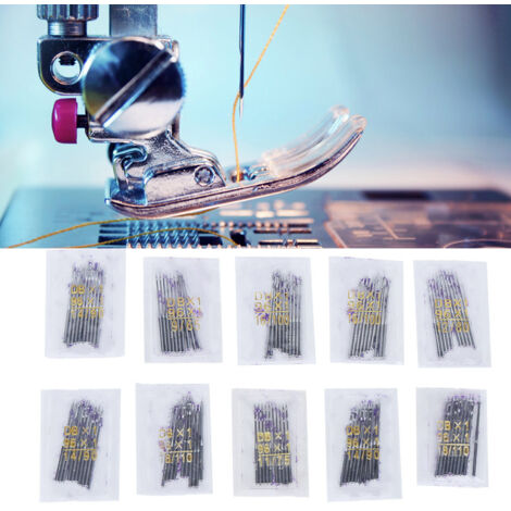 10 Pièces Aiguilles Métal pour Machine à Coudre Industrielle DBx1 Type 6 - Kit Mixte Accessoires