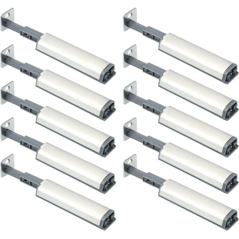 10 Pièces Aimant Poussoir Porte Placard Loquet Magnetique, Push to Open Aimant Poussoir, Pour Porte de L'Armoire, Tiroir, Meuble et Placard,Systeme Appuyez pour Ouvrir et Fermer