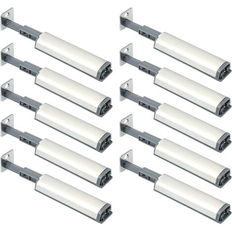 10 Pièces Aimant Poussoir Porte Placard Loquet Magnetique, Push to Open Aimant Poussoir, Pour Porte de L'Armoire, Tiroir, Meuble et Placard,Systeme Appuyez pour Ouvrir et Fermer