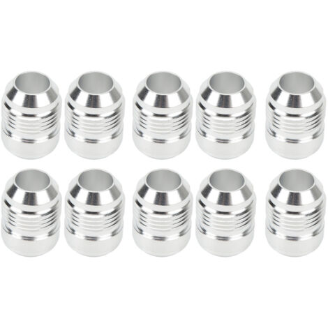 10 pièces AN10 filetage mle billette avec 3/4in diamètre filetage mle soudure sur raccord bonde universel aluminium mle soudure raccord adaptateur