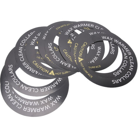10 pièces Anneaux de Papier de Protection pour Épilation à la Cire, Accessoires pour Chauffe-Cire