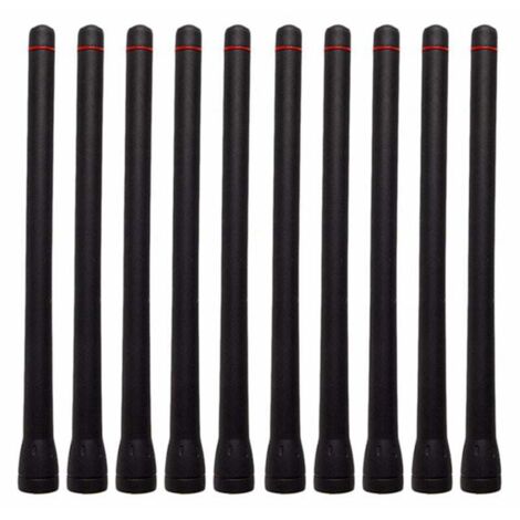 10 Pièces Antennes VHF Compatibles avec Radios ICOM Modèles F1000 F16 F33G F3026 F14 F15S F3002