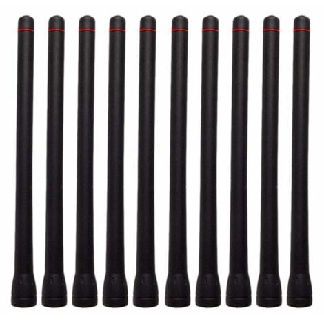 10 Pièces Antennes VHF Compatibles avec Radios ICOM Modèles F1000 F16 F33G F3026 F14 F15S F3002