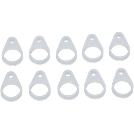 10 pièces attaches silicone pour appareils auditifs BTE, cordons de sécurité et clips de remplacement pour seniors