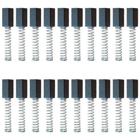 10 pièces balais carbone machine à coudre 5x5x12mm 250W, balais moteur en carbone pour réparation, pièces détachées universelles.