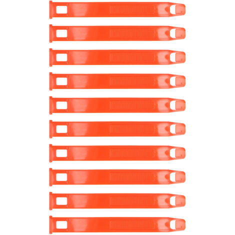 10 Pièces Bandes de Jambe de Podomètre de Vache, Anneau de Jambe de Bétail en Plastique pour la Surveillance du Podomètre à la Ferme avec Un Matériau Lisse, adapté à la