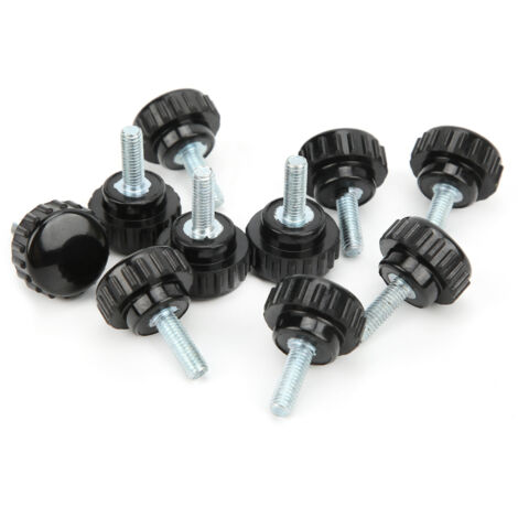10 Pièces Bouton de Serrage Poignée de Verrouillage M5x20x15 pour Étau et Tour