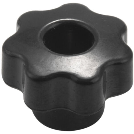 10 pièces bouton étoile M6 filetage interne plastique, vis de serrage noire M6x25