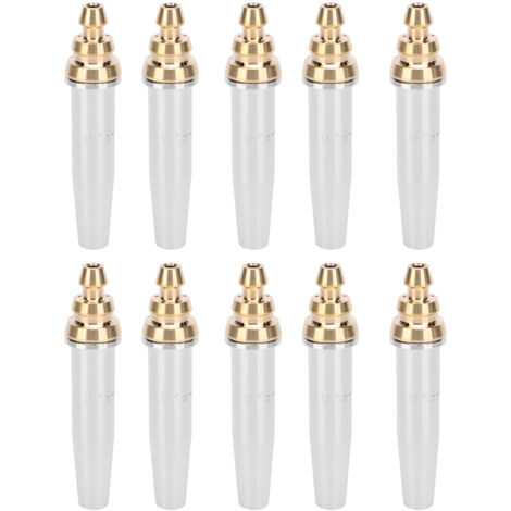 10 Pièces Buse de Découpe au Gaz Type Manchon pour Propane Acétylène Tête de Pistolet GK3-2