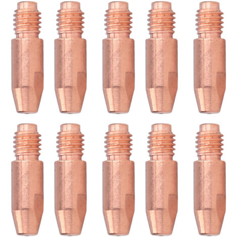 10 Pièces Buses de Soudage Cuivre 36KD1.6x30 avec Embouts Contact - Kit Accessoires de Remplacement