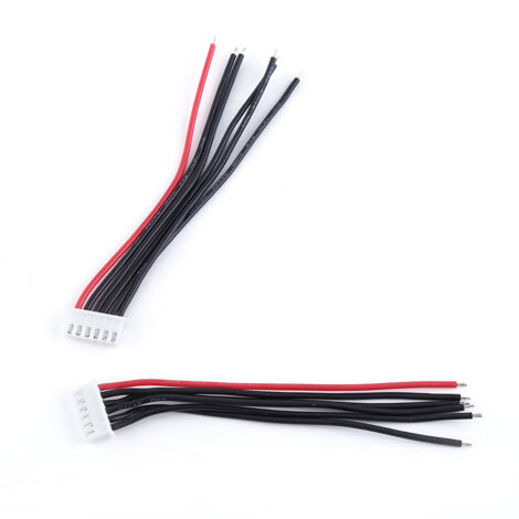 10 pièces câble silicone 22AWG connecteur chargeur équilibre 2-6S pour batterie LiPo