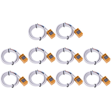 10 pièces Capteur Inductif de Proximité TL Q5MC1 Détection 5mm Métal, Alimentation 6-36V DC