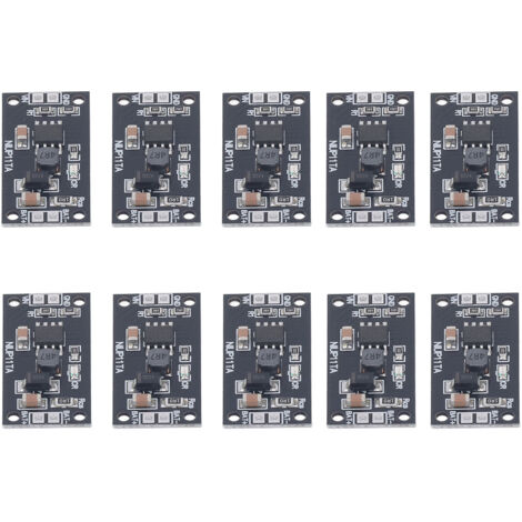 10 Pièces Carte de Charge Noir 4S NiMH Léger Résistant Module de Charge pour Batteries NiCd Haute Performance