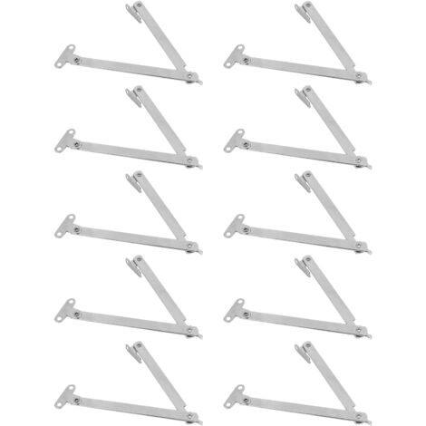 10 pièces Charnière de Porte de Placard avec Relevage Automatique pour Meuble de Cuisine