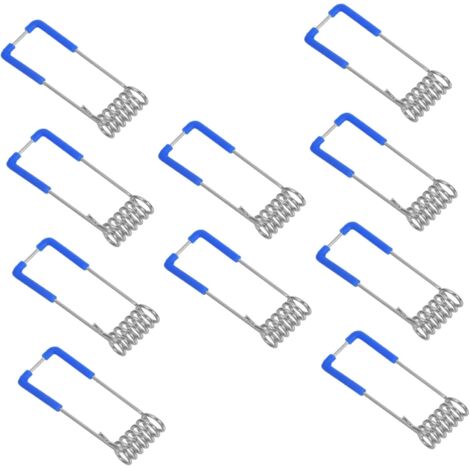 10 pièces Clips Ressort pour Spot Encastrable Accessoires Lumière Extérieure Fixation Facile pour Downlight et Néon LED Compatible Lampes de Plafond et Projecteurs [Classe énergétique A]