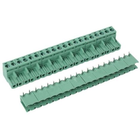 10 Pièces Connecteur À Broches 2 Pins 5.08 Mm Pour PCB À Angle Droit