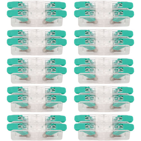 10 Pièces Connecteur de Fil 2 Entrées 2 Sorties 0.5 à 6mm² Cuivre pour Électroménager 41A 450V