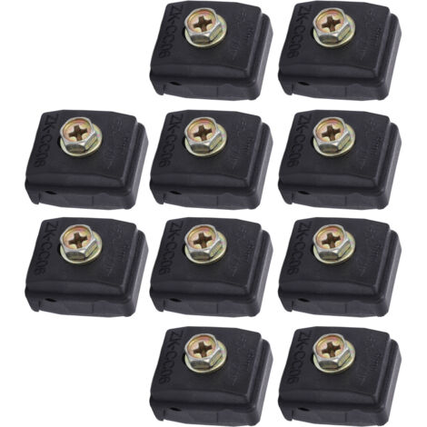 10 pièces Connecteur de Jonction Rapide 50A 400V, Dérivation Isolée pour Câbles 1‑6mm², Clamp Haute Puissance