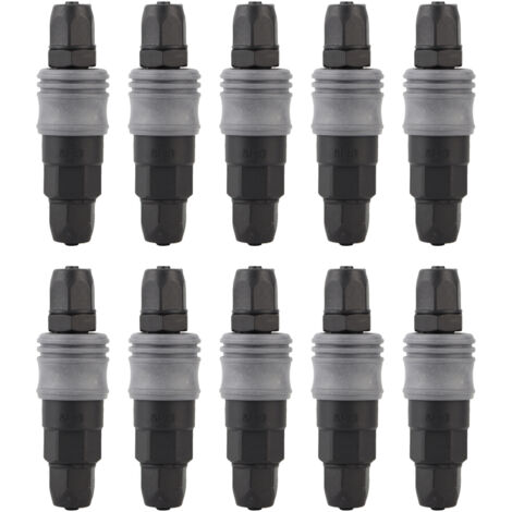 10 pièces connecteur rapide en acier plastique type C SpPP accessoire mécanique autobloquant pour tuyau PU 8/10 12mm(8mm（20） )
