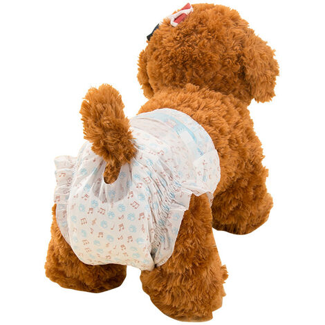 10 pièces couches jetables en super absorbantes pour animal domestique Couche culotte pour chien Désignation : Couche XS Taille : 15 à 33 cm