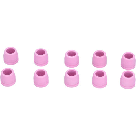 10 Pièces Coupes de Protection AG-60F en Céramique Durable pour Torche Plasma, Nozzles Anti-Contact