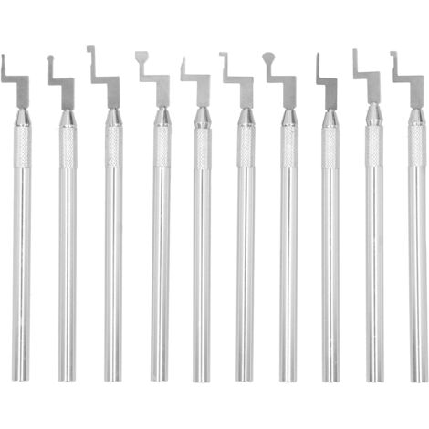 10 pièces couteaux à sculpter cire pour coiffure, bijoux et artisanat DIY - Kit professionnel