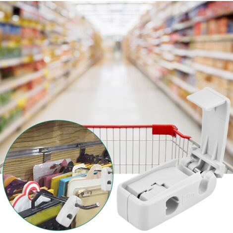 10 Pièces Crochets de Sécurité Anti-Vol pour Magasin, Système de Protection EAS (Blanc)