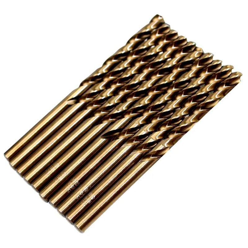 Laoa - 10 pièces Foret à bois hélicodal de 7,5 mm comprenant des forets hélicodaux en acier inoxydable