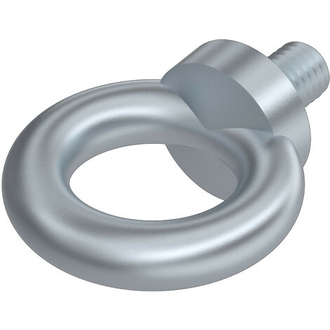 10 pièces de boulons à œil de levage DIN 580 D20mm qualité C15E zinc standard de 5 µm
