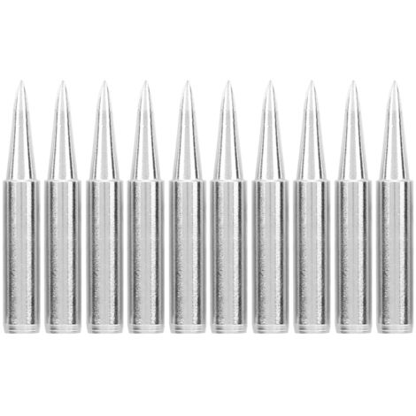 10 pièces de pointes de fer à souder sans plomb, accessoires pour soudure et brasage, modèle 900MT1.6D