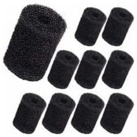 10 pièces de Rechange pour épurateur de Queue Polaris pour Queue de Tuyau de Nettoyeur de Piscine Vac-Sweep - Convient à 180,280,360,380,480,3900 Mousse à l'extrémité du Tuyau