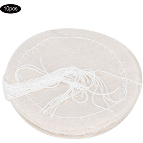 10 pièces de remplacement de tissu de filtre à café en coton réutilisable pour pot de siphon