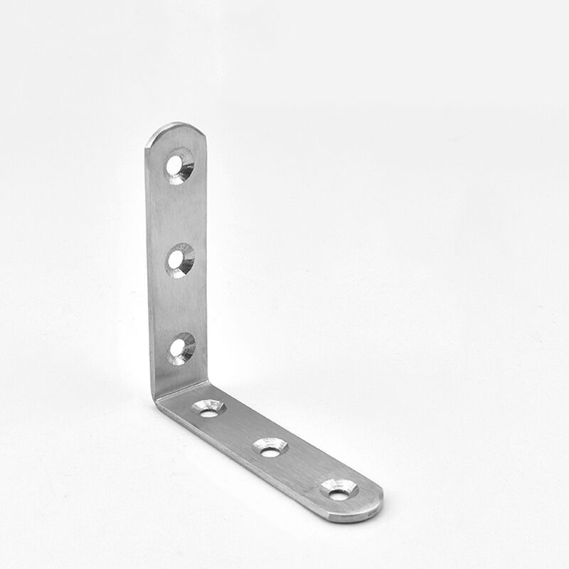 10 pièces de support d'angle en acier inoxydable en forme de l attache à Angle droit (8585mm)