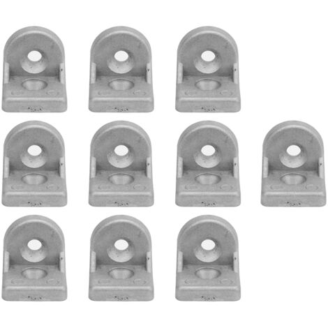 10 pièces de support d'angle extrudé en aluminium pour raccordement d'angle de direction, type 2030403030